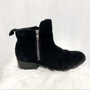 Cougar Connect Black Suede Waterproof Ankl…